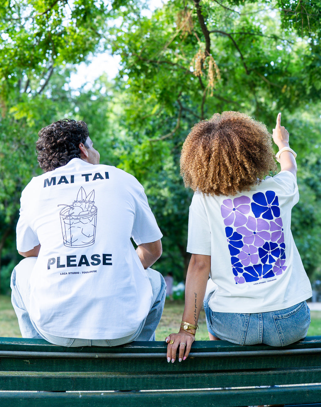 T-shirt Oversize Femme FLOWERS