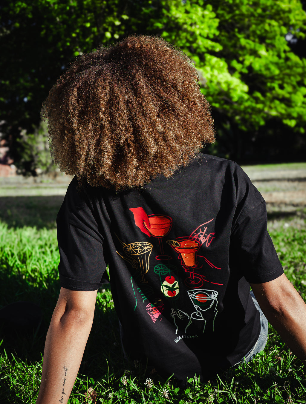 T-shirt Oversize Femme Cocktail