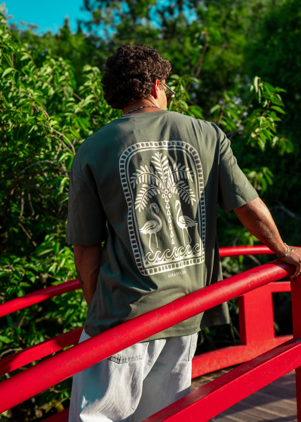 T-shirt Oversize Homme PALMIERS