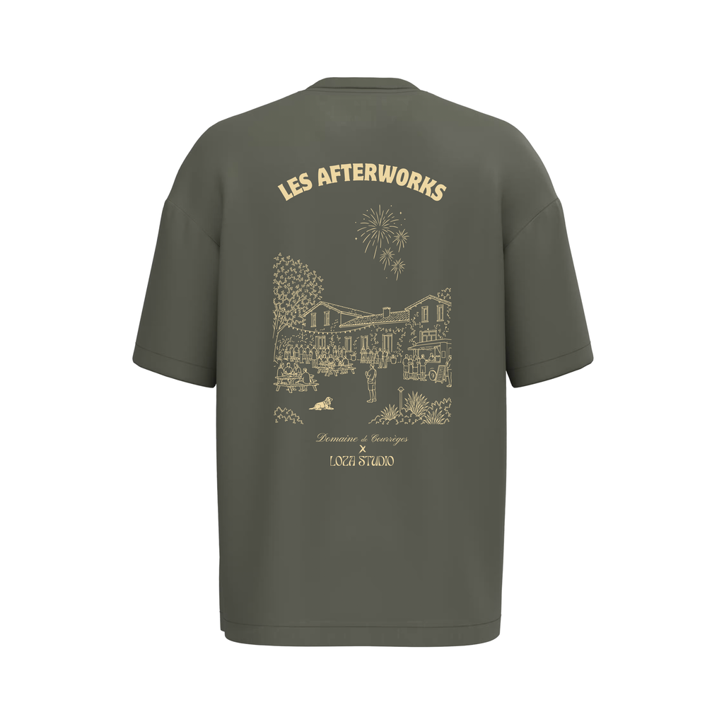 T-shirt Oversize Domaine de Courrèges X Loza Studio