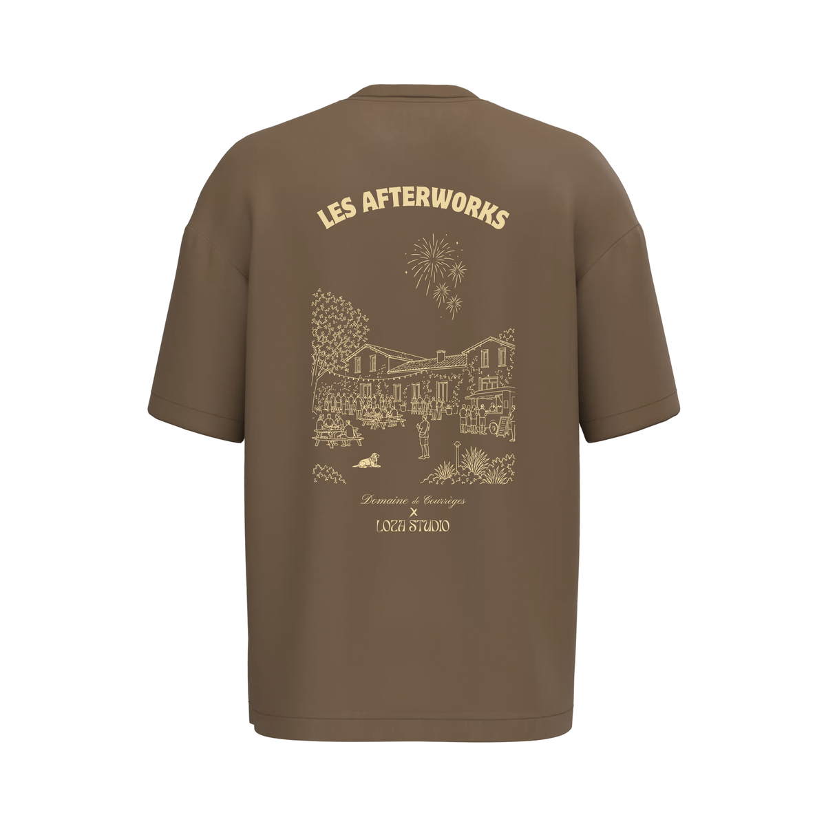 T-shirt Oversize Domaine de Courrèges X Loza Studio