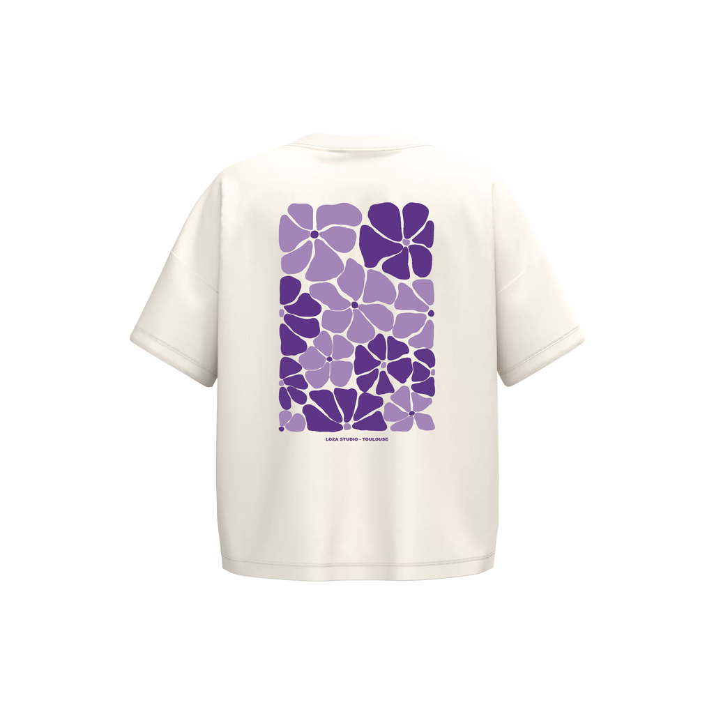 T-shirt Oversize Femme FLOWERS
