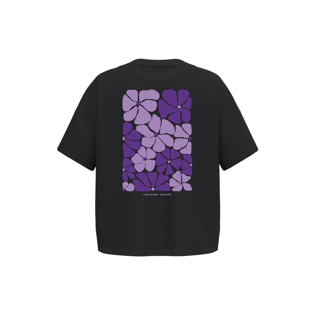 T-shirt Oversize Femme FLOWERS