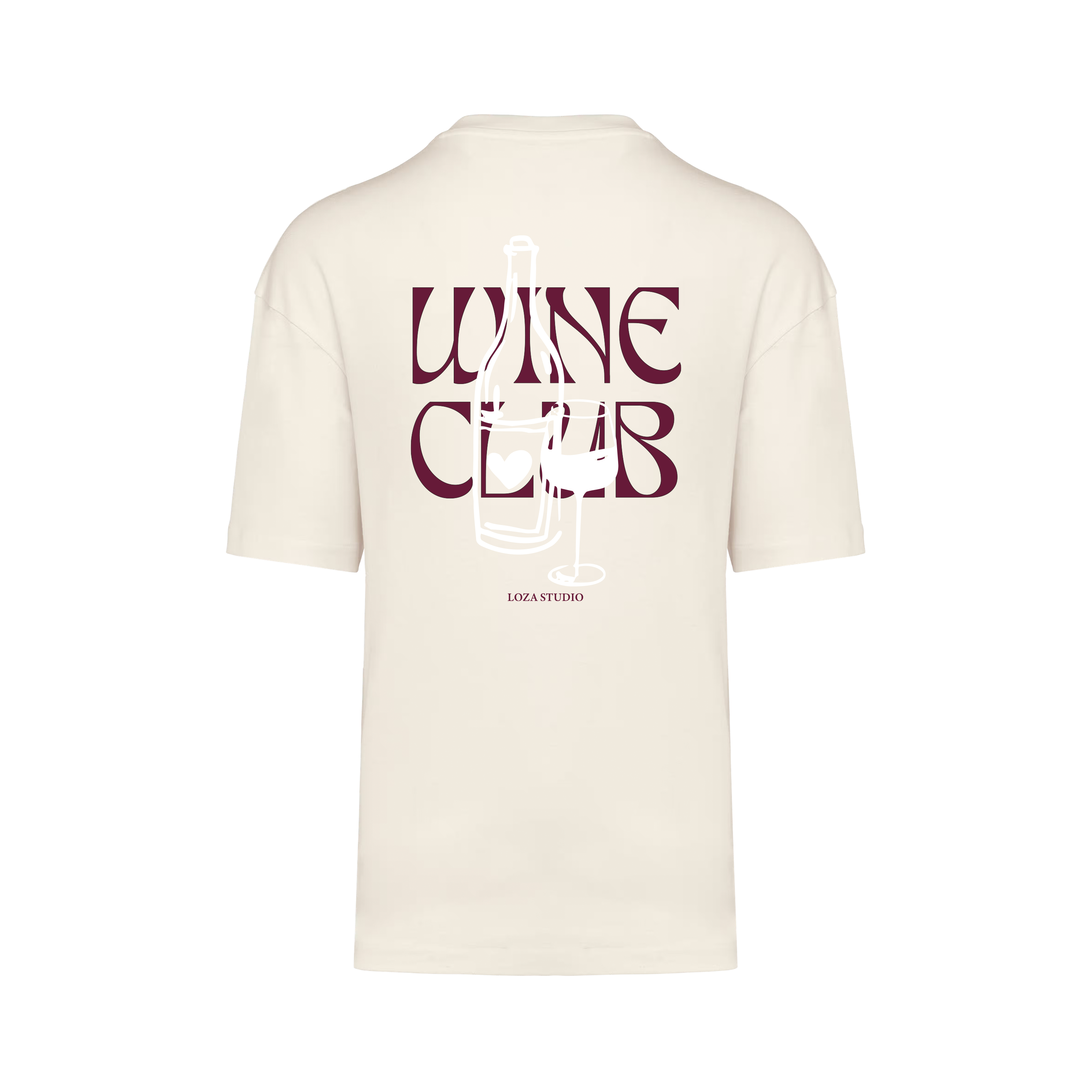 T-shirt Oversize Homme WINE CLUB